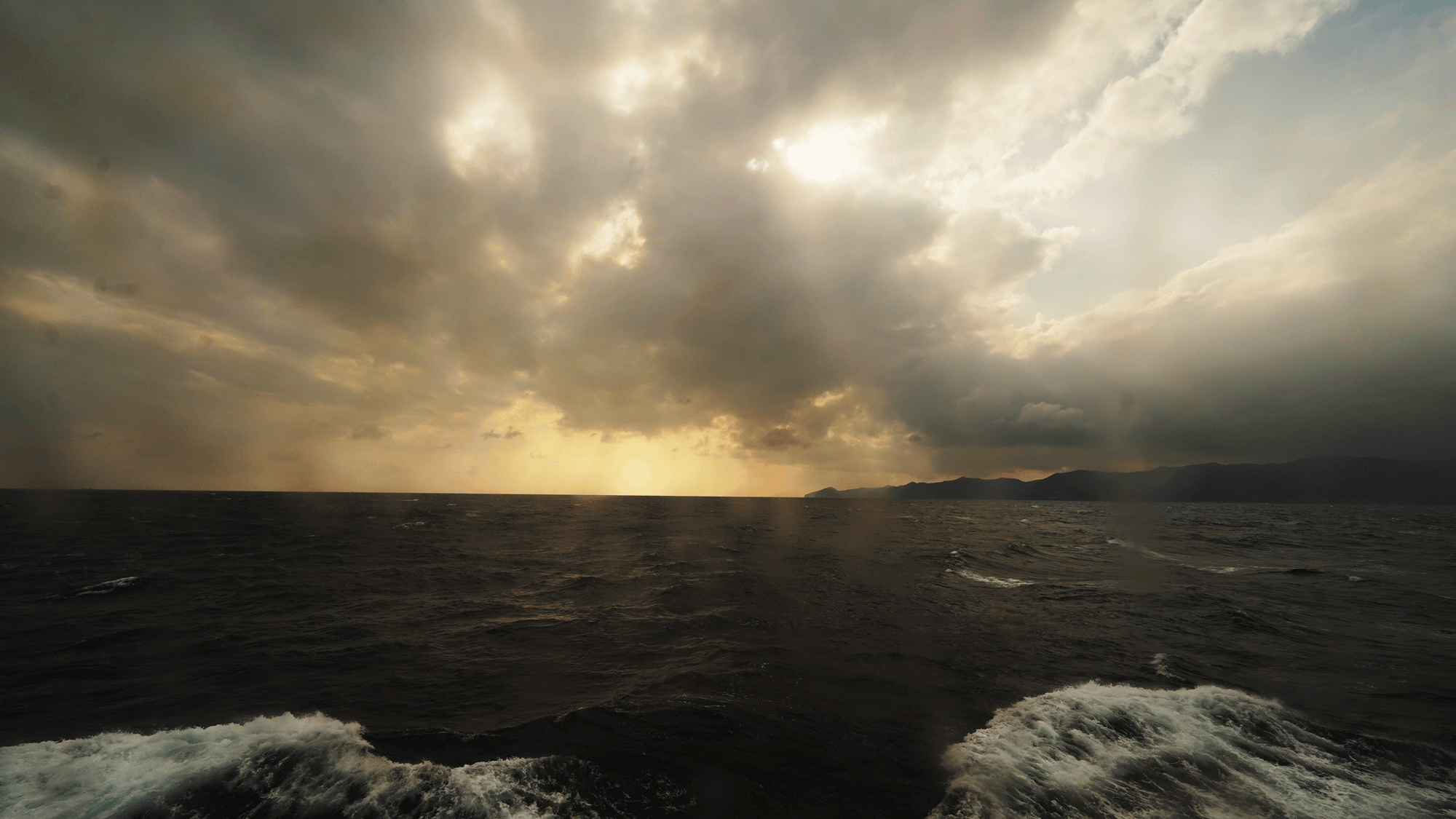 フェリーからの景色