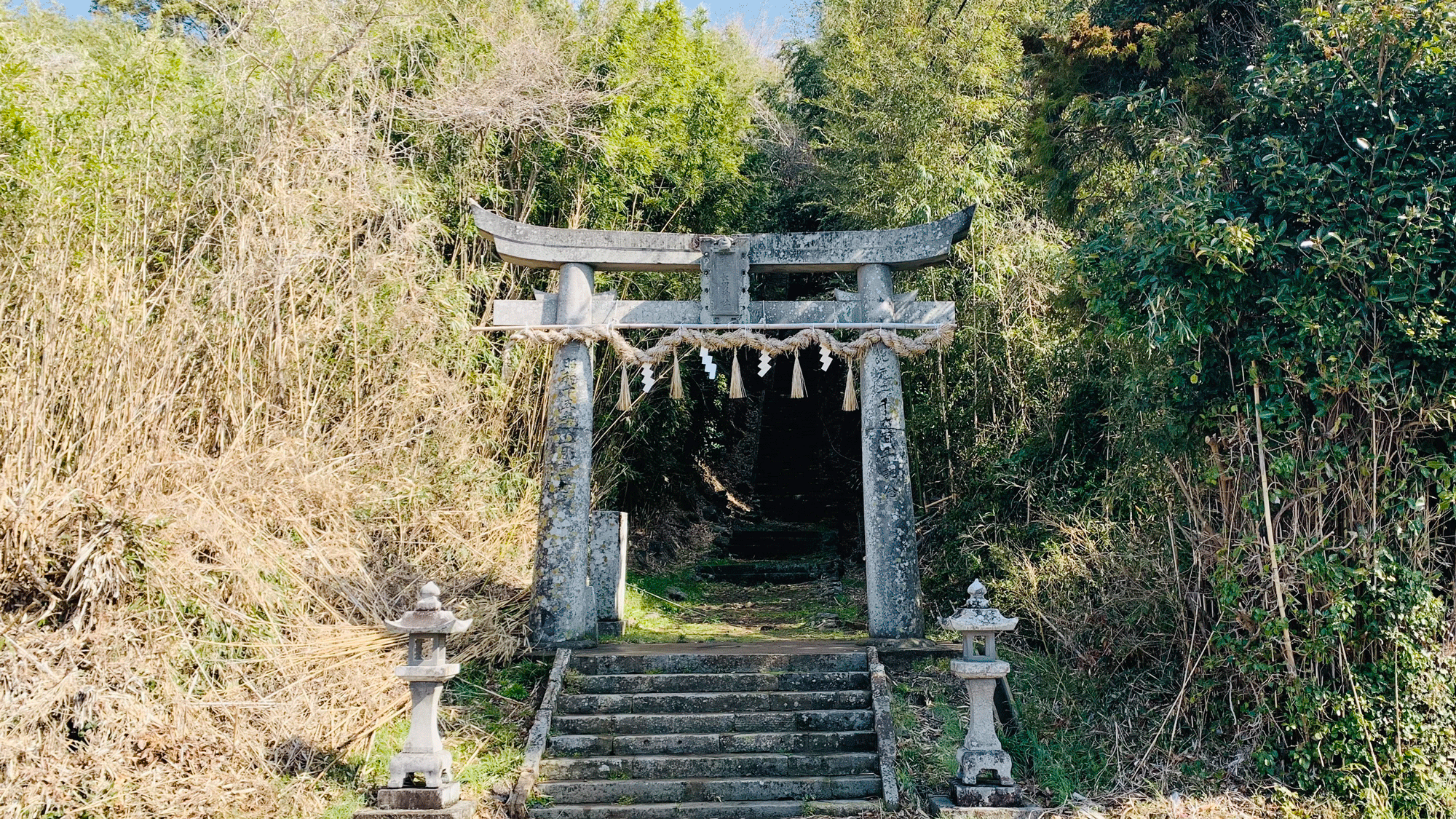 歴史を感じる鳥居
