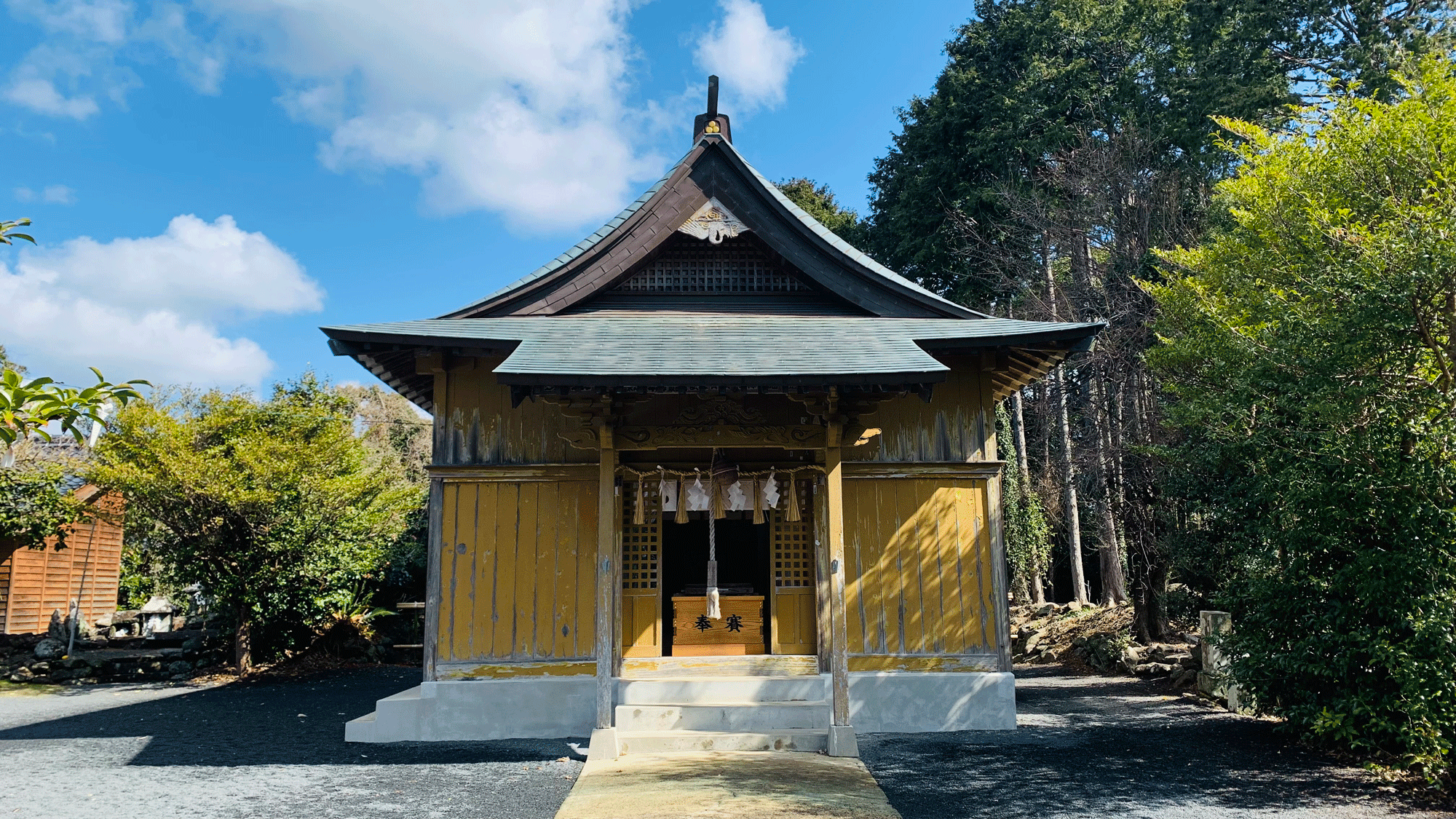 2回目は突き抜けるような晴天